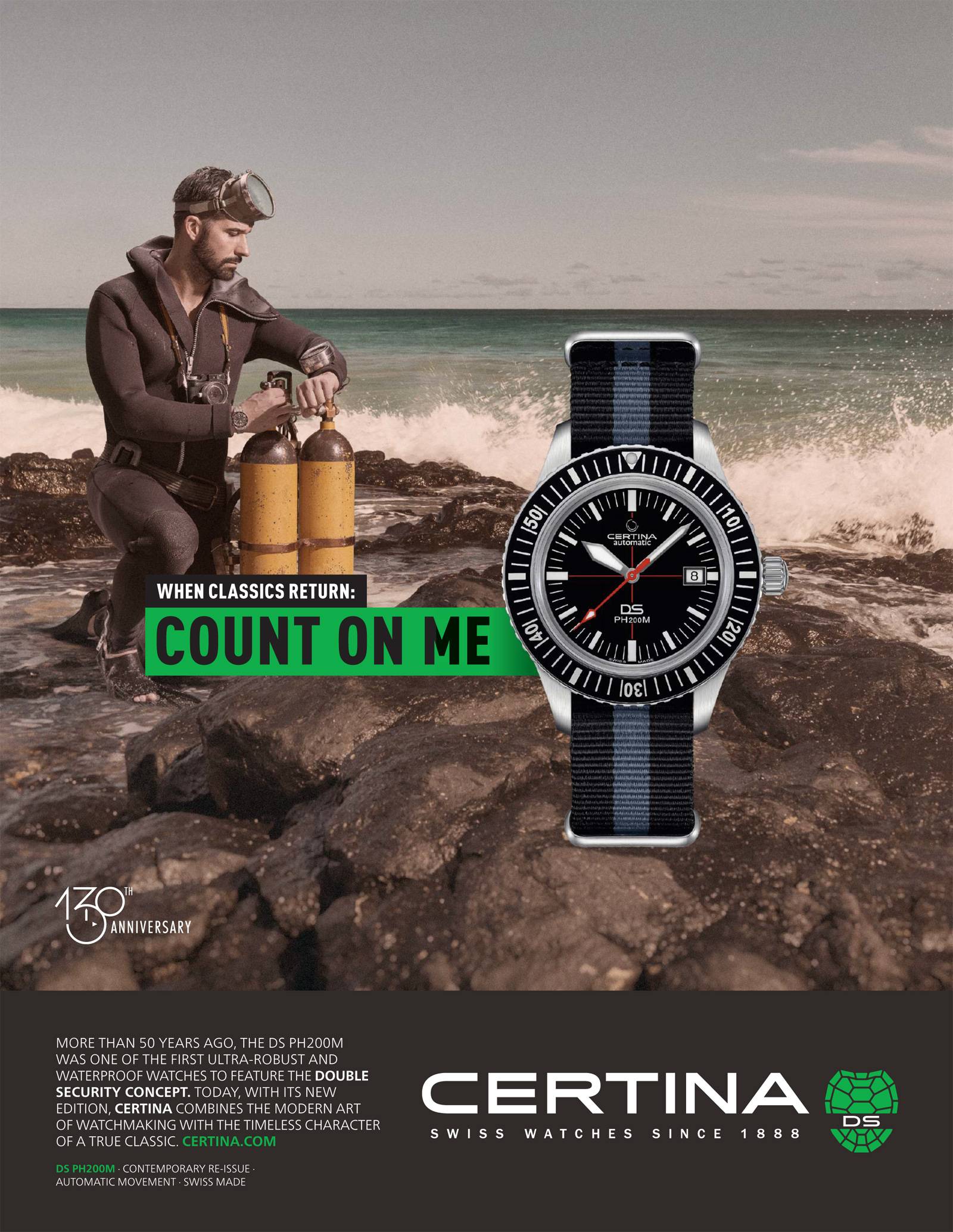 Certina, 60 Años de Double Security