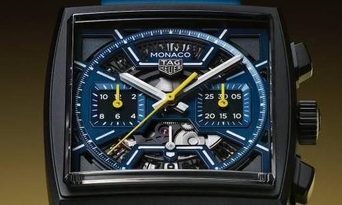 TAG Heuer Monaco Chronograph en una nueva versión azul oscuro