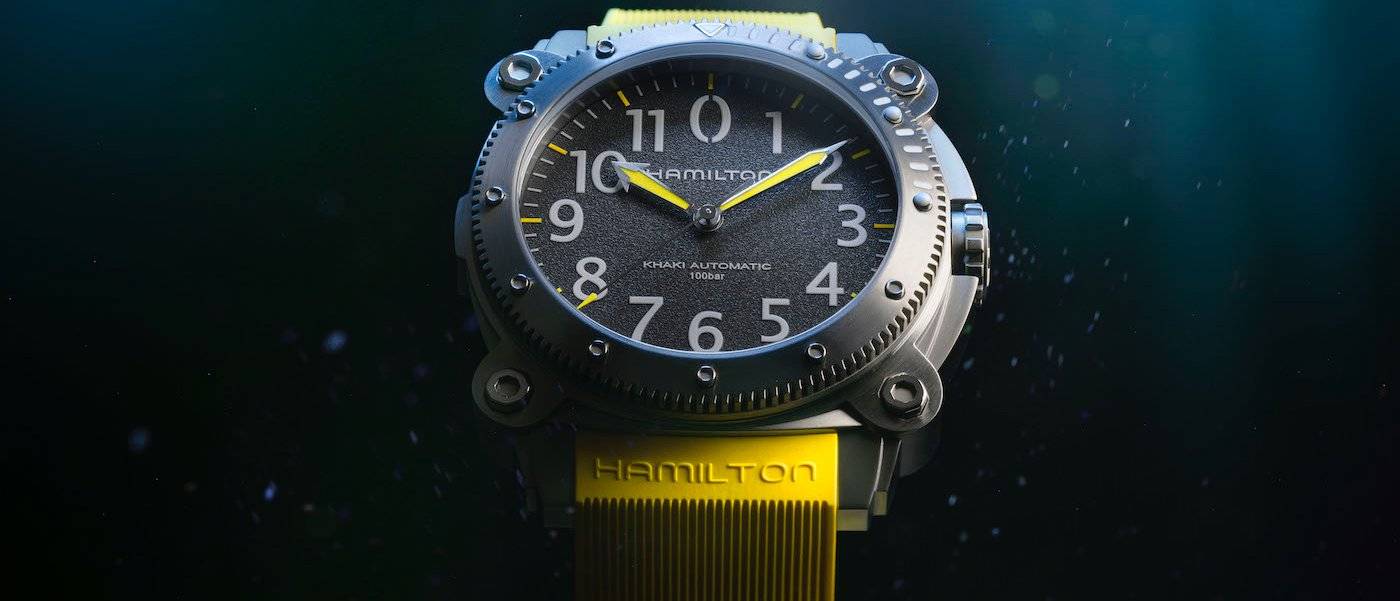 Hamilton Khaki Navy BeLOWZERO ahora legible bajo el agua