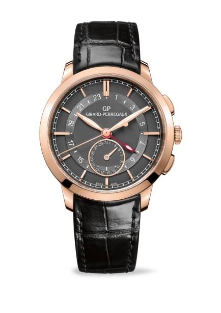 Girard-Perregaux 1966, Dual Time (Esfera color Antracita)