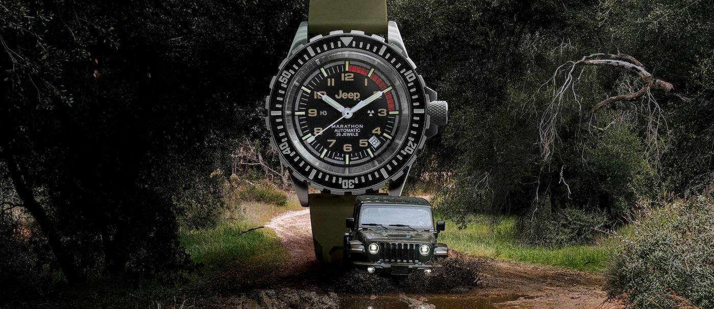 Marathon Watch y Jeep® colaboran en una colección de relojes