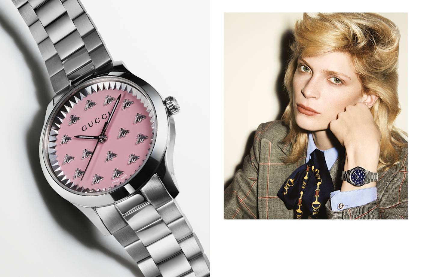 Gucci presenta nueva campaña de relojes y joyas