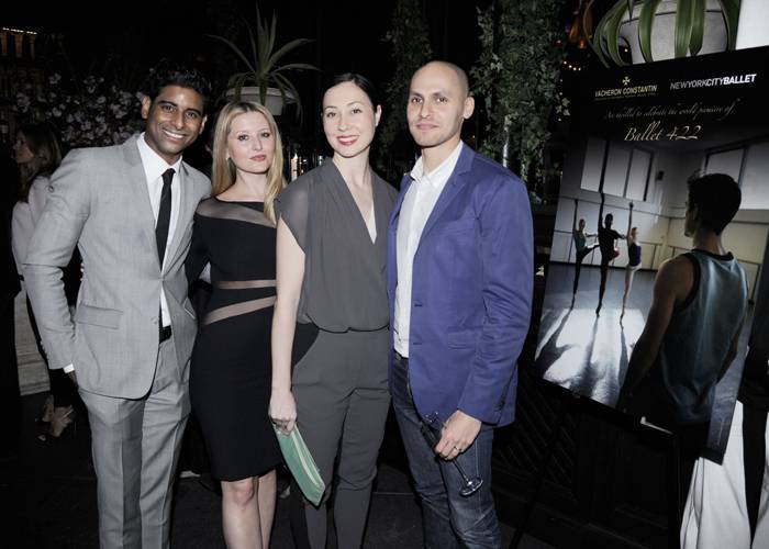 Amar Ramasar, Elysia Dawn Ramasar, Ellen Bar and Jody Lee Lipes en lapremiere de «Ballet 422».