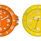 Ice-Clock en Verde, Naranja, Amarillo y Rosa