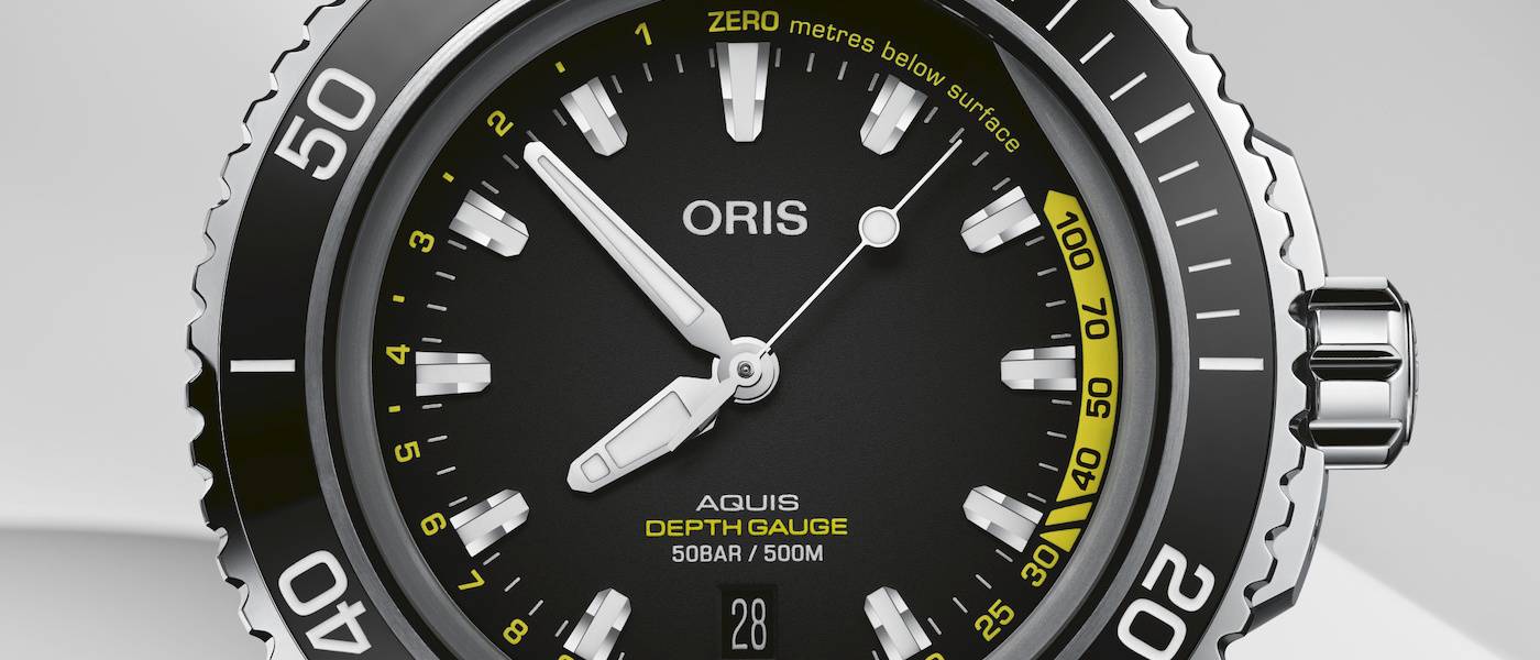 Oris: regreso a las profundidades con el Aquis Depth Gauge