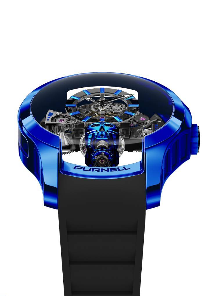 Purnell presenta el nuevo Escape Skull en el llamativo Titanium Blue Max