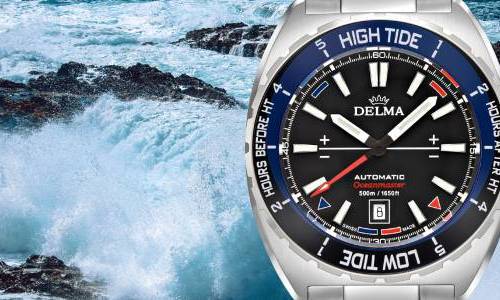Original: reloj para el seguimiento de mareas de Delma