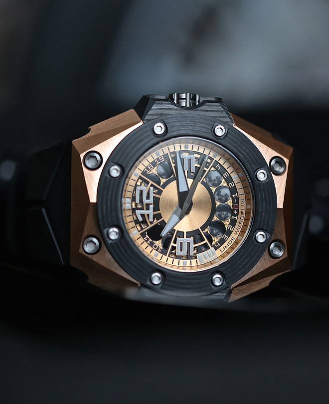 Oktopus Moon Gold 3DTP Carbon de Linde Werdelin