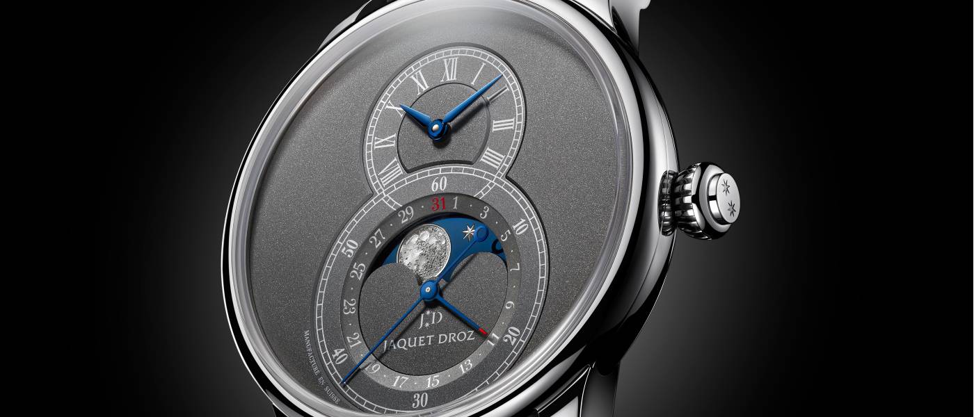 El Jaquet Droz Grande Seconde Moon recibe una nueva Anthracite Edition