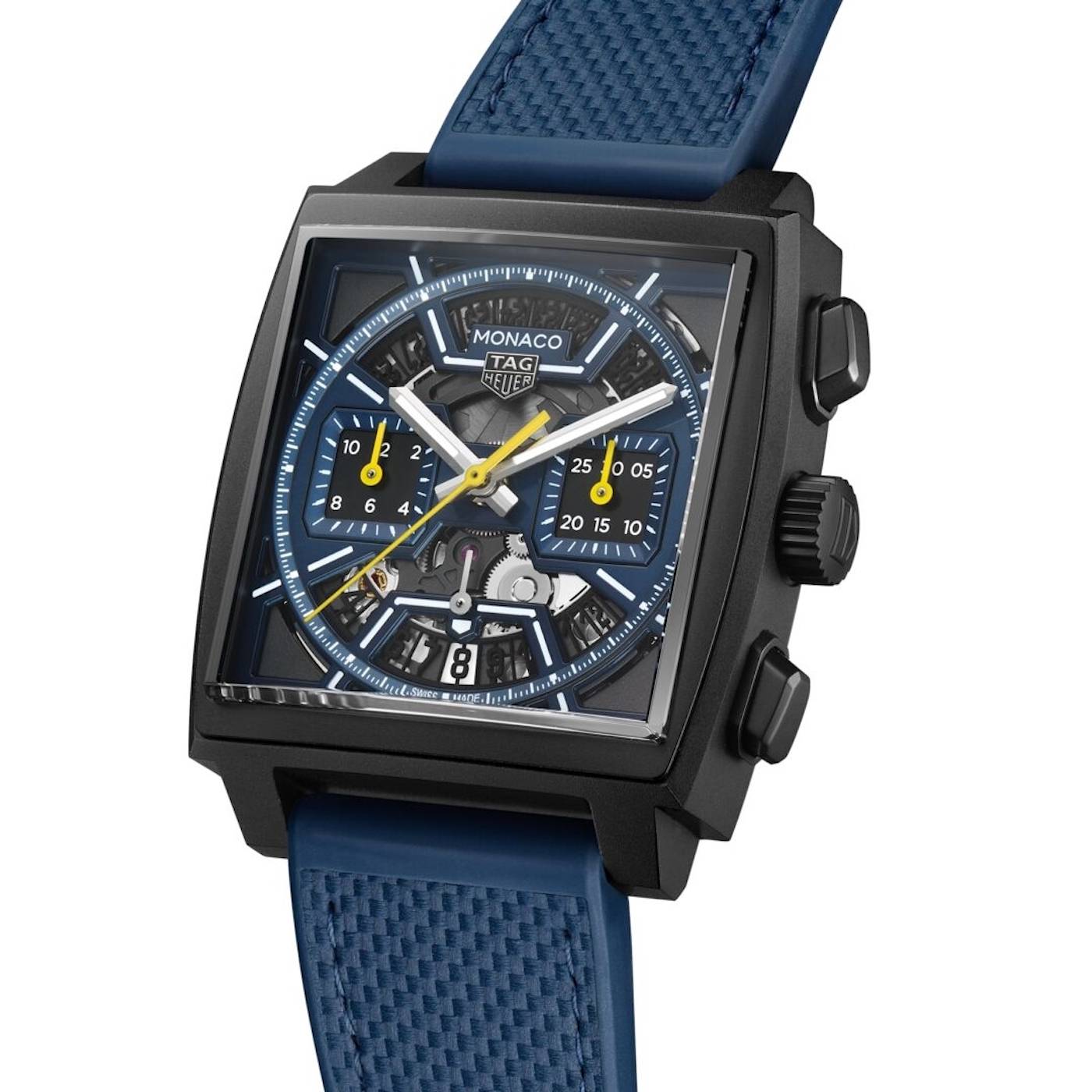 TAG Heuer Monaco Chronograph en una nueva versión azul oscuro