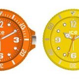 Ice-Clock en Verde, Naranja, Amarillo y Rosa