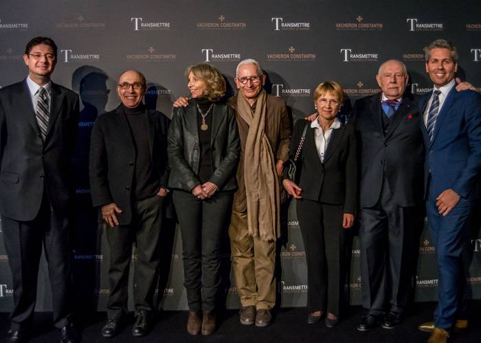 Marco Pagani Brand Manager de Vacheron Constantin Italia, Tiziana y Gianni Baldizzone Fotógrafos, Alain Lardet Comisario de la Exposición, Sandrina Bandera Superintendente y Directora de la Pinacoteca di Brera, Franco Cologni Presidente de la Fondazione Cologni dei Mestieri d Arte, Julien Marchenoir Director de Marketing y Patrimonio y Proyectos Corporativos