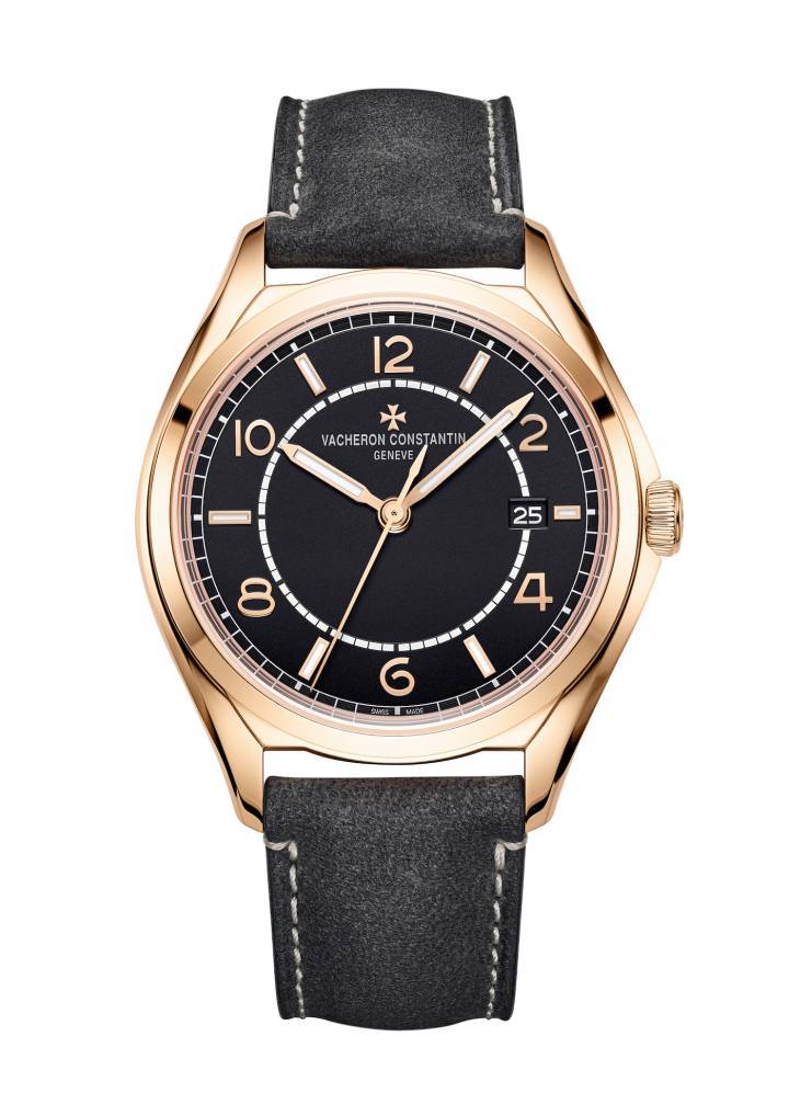 Vacheron Constantin Fiftysix Black Dial de cuerda automática al estilo de mediados de siglo