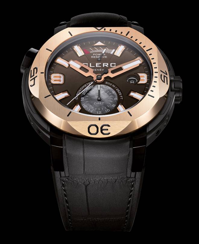 Hydroscaph GMT Power-Reserve Chronometer de Clerc