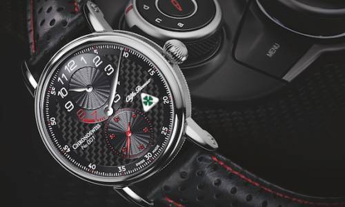 Chronoswiss y Alfa Romeo aceleran su colaboración con un reloj de edición limitada