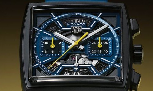 TAG Heuer Monaco Chronograph en una nueva versión azul oscuro