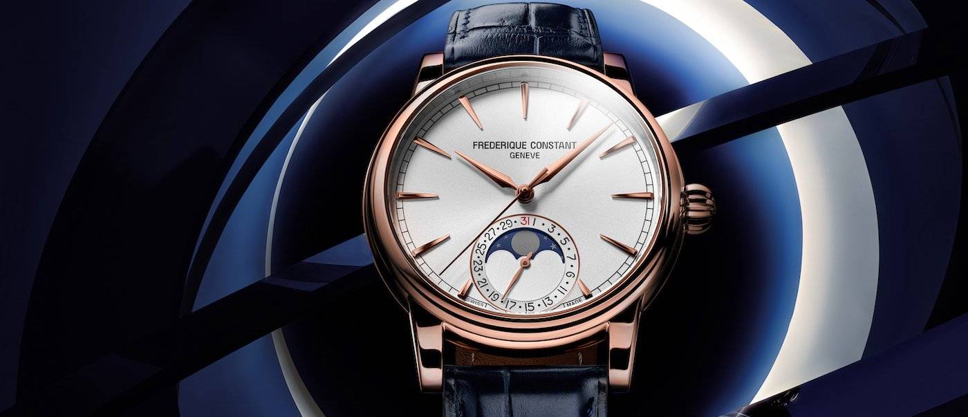 Frederique Constant Classic Moonphase Date Manufacture todo en oro