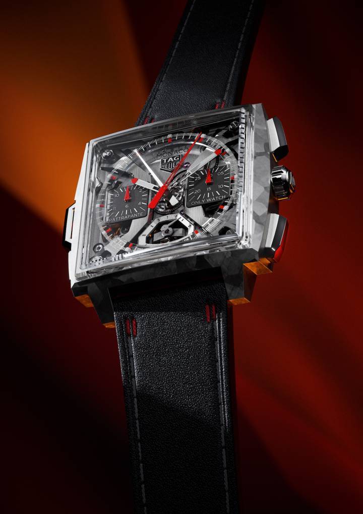 TAG Heuer presenta su primer cronógrafo Monaco Split-Seconds para Only Watch