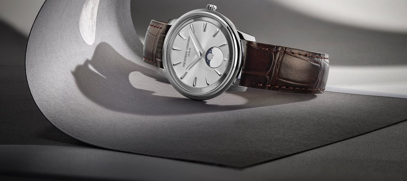Frederique Constant Classics Moneta Moonphase eleva el atractivo del cuarzo