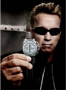 Terminator vistiendo Audemars Piguet