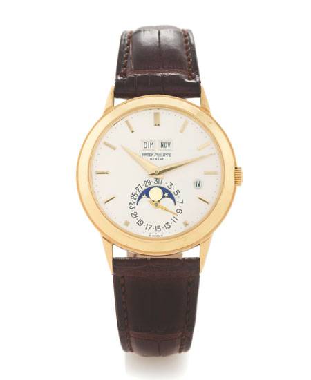 El Patek Philippe Ref. 3448 con indicador de año bisiesto (lote 602)