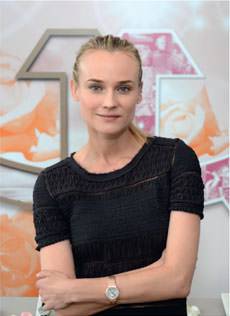 Diane Kruger vistiendo Jaeger-LeCoultre