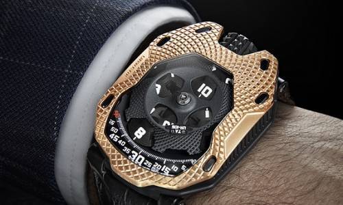 El último modelo de Urwerk es en rabioso oro