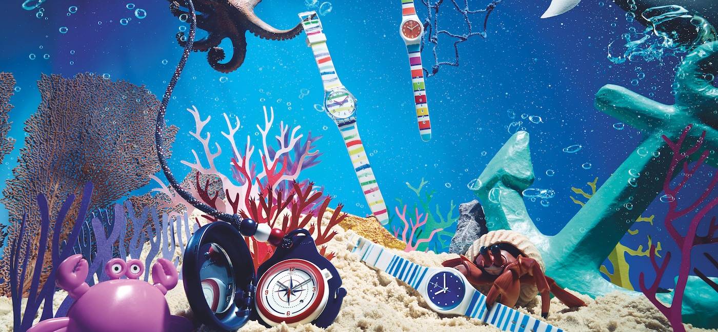 Swatch se da un chapuzón para el verano del 2018