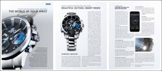 Casio EDIFICE EQB-600 Smartphone Link Series: El mundo en su muñeca