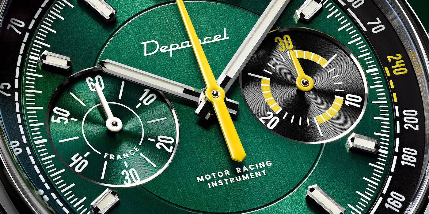 Depancel cambia de marcha con el Allure Manual Chronograph British Racing Green