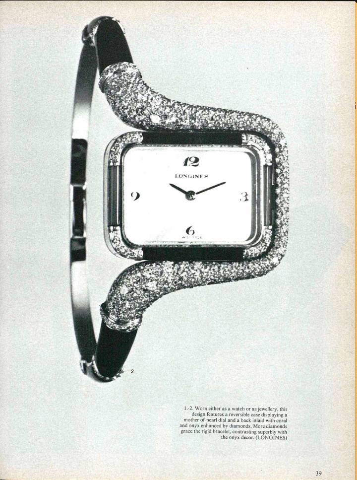 Un reloj audaz de Longines, una de las marcas Suizas con un patrimonio más rico, presentado en la exposición de Ginebra en 1977. El Swatch Group lanzó su propia exposición Time to Move para sus marcas de lujo después de partir de Baselworld, mientras que los otros relojeros en su cartera celebraron eventos regionales. ¿Cuál será su estrategia para 2021, con respecto al nacimiento de un importante evento de relojería en Ginebra?