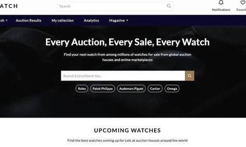 EveryWatch: una nueva frontera en Big Data para la venta de relojes
