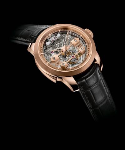 Girard-Perregaux Minute Repeater Tourbillon with Gold Bridges (Lateral)