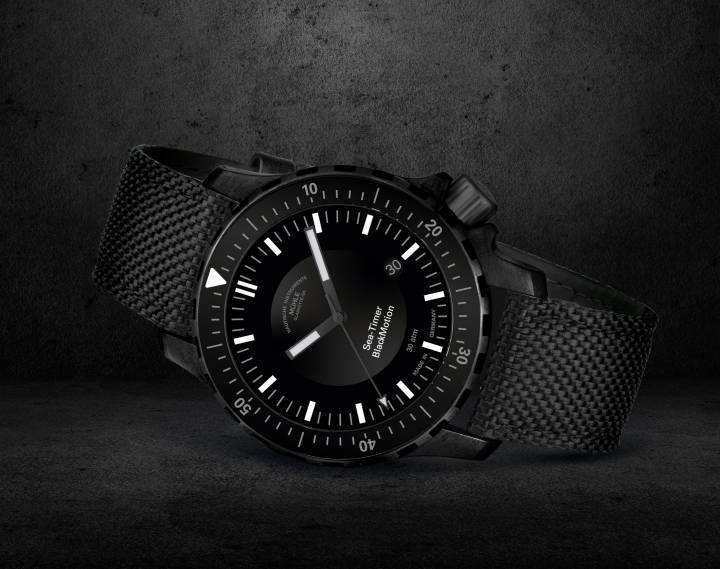 Mühle-Glashütte Sea-Timer Blackmotion