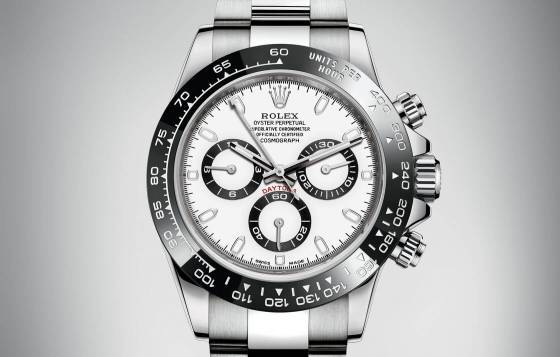 ¡Recibido! Roger Federer muestra el último Rolex Daytona lanzado en Baselworld 