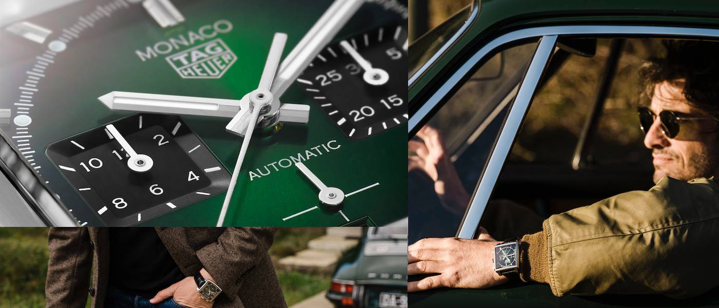 TAG Heuer presenta un Monaco con esfera verde