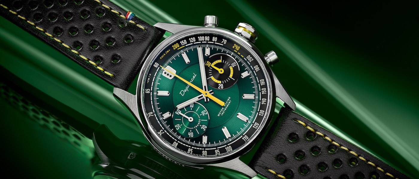 Depancel cambia de marcha con el Allure Manual Chronograph British Racing Green