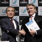 Kim Young-Soo, izquierda, y François Thiébaud, derecha
