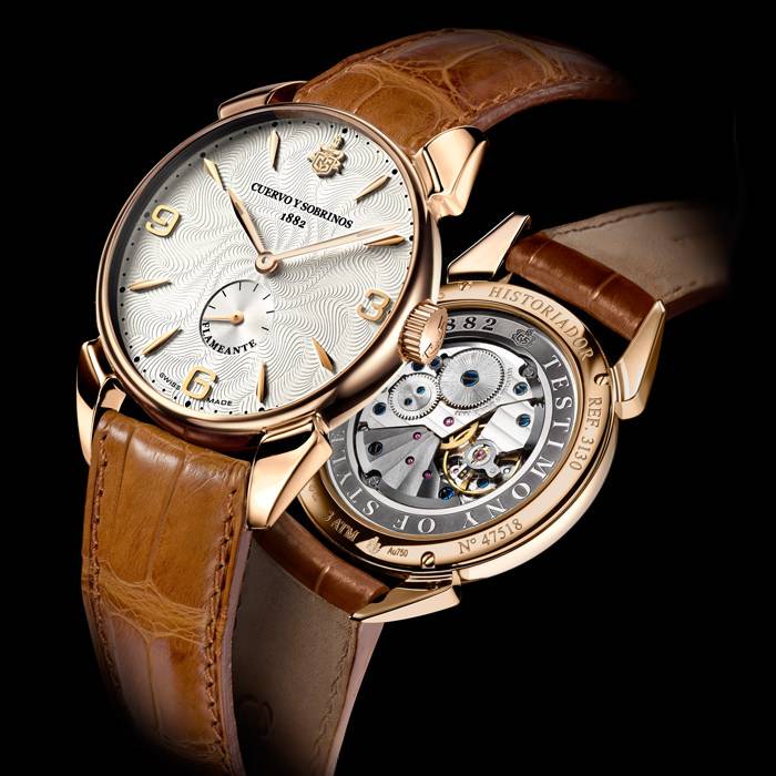 Cuervo y Sobrinos desvela el nuevo Historiador Flameante en Baselworld 2013