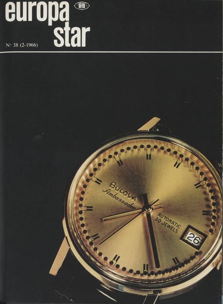 El Bulova Ambassador en la Portada de Europa Star (1966).