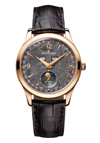 Jaeger-LeCoultre Master Calendar con esfera de piedra de meteorito, oro rosa