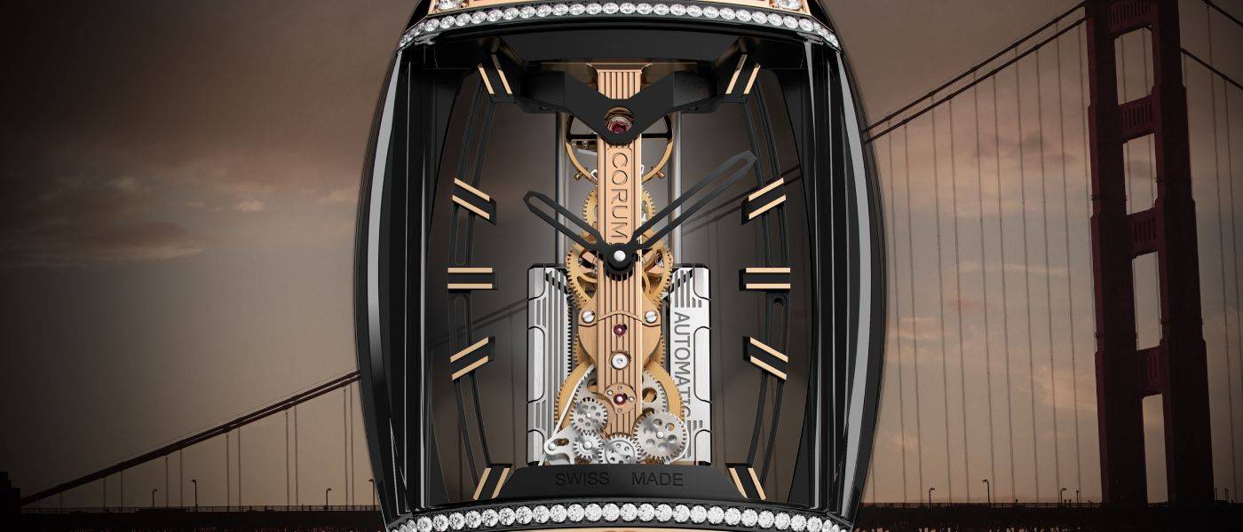 Corum: un nuevo Golden Bridge Automatic con una caja panorámica de zafiro