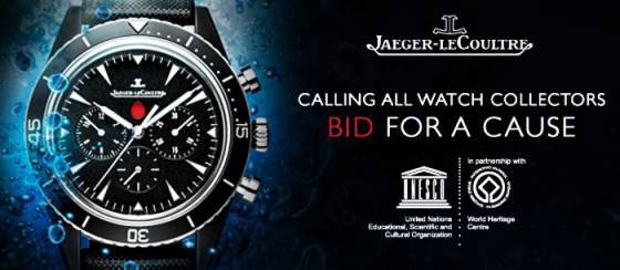 La Subasta de Jaeger-LeCoultre para la UNESCO Ya Abierta