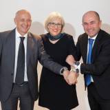 De izquierda a derecha: Jean-Louis Le Bec, Helen Patton & Jean-Pierre Lutgen