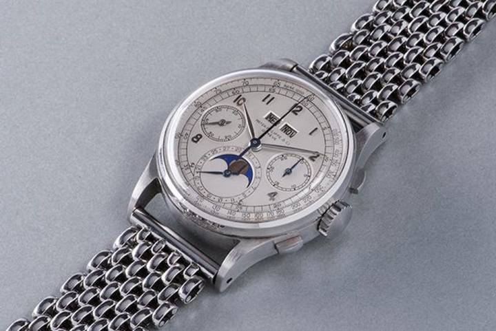 Patek Philippe 1518 vendido por 12.5 millones de CHF en subasta en Phillips Bacs & Russo en Ginebra