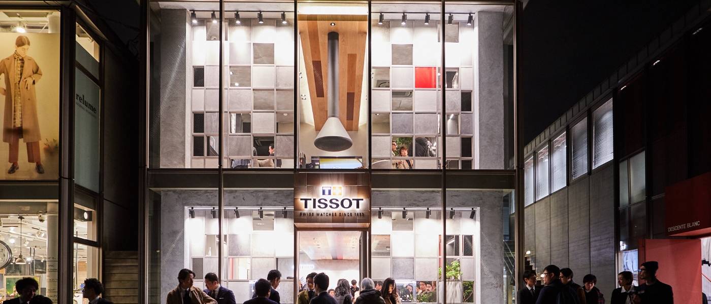 Visitando la nueva boutique de Tissot en Tokio