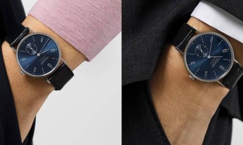 Nomos Tangente neomatik blue gold