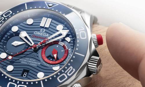 Omega en los bloques de salida de la 36th America's Cup