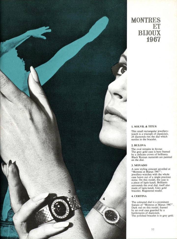 Si bien Certina es mejor conocida hoy por sus relojes deportivos asequibles, la marca del Swatch Group también ha producido relojes de joyería a lo largo de su historia, como lo demuestra este modelo presentado en Montres et Bijoux en 1967.