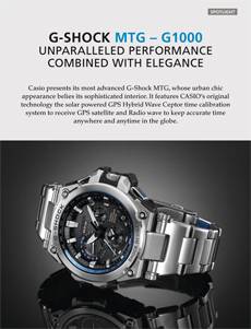 G-SHOCK MTG - G1000: un rendimiento sin precedentes combinado con elegancia